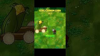 All Level King Cannon Corn vs Zomboss 🔥 pvz pvz2 pvzfusion plantsvszombies [upl. by Andras]