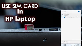 How to Use Sim card in HP Laptop Elitebook 850 G6  How to Use Sim card in any Laptop [upl. by Silvan736]