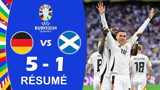 Allemagne 51 Ecosse  UEFA Euro 2024 Résumé [upl. by Clellan]