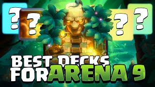 TOP 5 BEST DECKS To NEVER LOSE IN ARENA 9  Clash Royale 2024 [upl. by Levon]