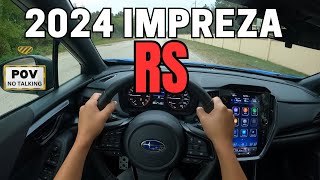 2024 Subaru Impreza RS Hatchback  POV Test Drive [upl. by Oberheim]