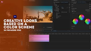 Creative Looks Based on a Color Scheme In Premiere pro  Lumetri Color Grading  Color Grading [upl. by Lael]