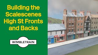 Building the Scalescenes High St Fronts and Backs in N Scale [upl. by Wilton]