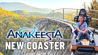 Anakeestas NEW Hellbender Mountain Coaster in Gatlinburg Tennessee  Ride POV [upl. by Bevon734]