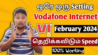 How To Increase Vodafone Internet Speed Tamil  Vi APN Setting February 2024  Tech Tamil Gadget [upl. by Magulac]