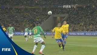 Brazil v Côte dIvoire  2010 FIFA World Cup  Match Highlights [upl. by Nimzzaj624]