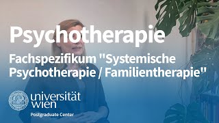 Psychotherapeutisches Fachspezifikum quotSystemische Psychotherapie Systemische Familientherapiequot [upl. by Lati]