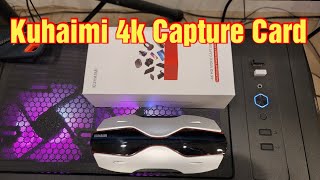 Kuhaimi 4k Capture Card Records and streams with VLC player Unboxing and How to set it up [upl. by Eicul502]