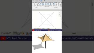 Modeling Tensile Structure in Revit Tutorial revittutorials bim revit [upl. by Fitzpatrick]