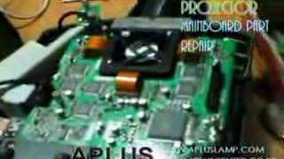 How to Repair a mainboard of projector [upl. by Narej768]