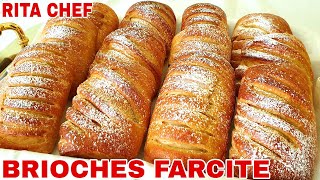 BRIOCHES FARCITE⭐RITA CHEF  Soffici e super golose [upl. by Eignat]