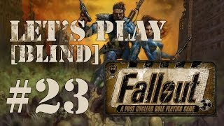 Lets Play Fallout 1 blindpart 23  Getting Clues [upl. by Tuddor]