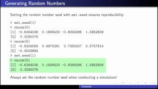 Simulation in R [upl. by Oigolue]