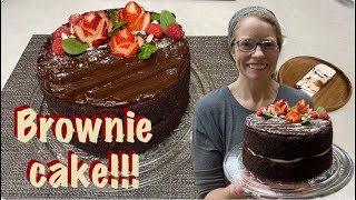 Sticky Chocolate and Pear Fudge Cake  My Great British Baking Show Recipe Challenge [upl. by Reyam]