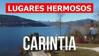 Viaje a Carintia Austria  Turismo naturaleza paisajes vistas lugares  Vídeo dron 4k [upl. by Anelim]