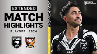 Pacific Championships 2024  New Zealand Kiwis vs PNG Kumuls  Extended Match Highlights [upl. by Aihsekram489]