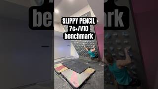 slippy pencil 7CV10 benchmark MoonBoard 2024 setup Live on twitch climbing fitness training [upl. by Graybill]