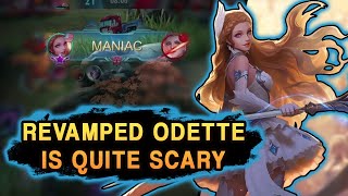 The New Revamped Odette Is Quite Scary  Mobile Legends [upl. by Querida]