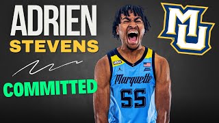 COMMIT Adrien Stevens commits to Marquette [upl. by Anig310]