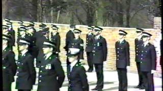 MOD Passing Out Parade Recruits Course 186 Police Training School Medmenham Ministry of Defence [upl. by Wells]