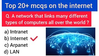 Top 20 mcqs on the internet  multiple choice questions on the internet [upl. by Florry675]