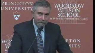 Paul Krugman Nobel Prize News Conference [upl. by Auqenes161]