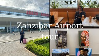 INSIDE THE MOST BEAUTIFUL AND CLEANEST AIRPORT IN EAST AFRICA ZANZIBAR AIRPORT TOUR [upl. by Annaitat]