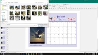 Publisher 2016 Calendar using template [upl. by Blim]