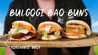 Koreaanse BBQ Bulgogi Bao buns op de kamado🥩🔥  Kolenboertje [upl. by Notlih]