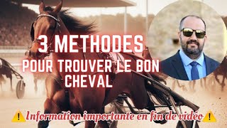 3 méthodes pour trouver le cheval gagnant dans nimporte quelle course hippique [upl. by Derwin]