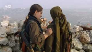 Syria Kurdish women soldiers against jihadists  Global 3000 [upl. by Edmon]