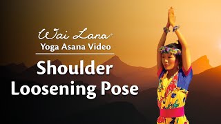 Massage the Muscles around the Shoulder Blades with Shoulder Loosening 2  Wai Lana Yoga [upl. by Wera887]