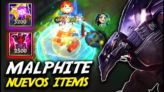 ¡¡MALPHITE MID DESTROZA con los NUEVOS ITEMS en WILD RIFT [upl. by Trofmoc]