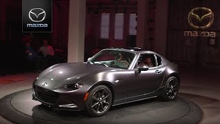 Der Mazda MX5 RF feiert Weltpremiere [upl. by Sabba816]