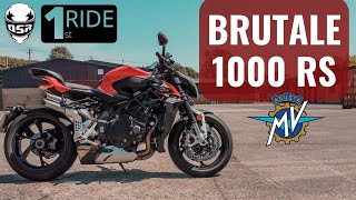 MV Agusta Brutale 1000rs 2022  First Ride amp Review  4K [upl. by Trula705]