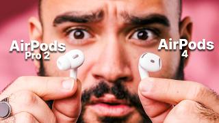 AirPods 4 vs AirPods Pro 2  الفرق غير متوقع [upl. by Alsworth]