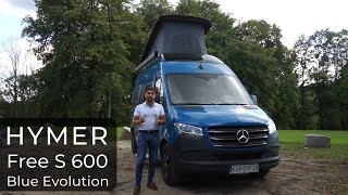 Camper jak z wioski Smerfów 🔵  HYMER Free S 600 Blue Evolution [upl. by Gauthier905]