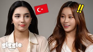 So Beautiful Koreans Meet Turkish Girl For the First Time [upl. by Ynitsed]