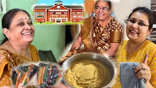 Vadi pe New school banegi aur masi laye bahot sara saman [upl. by Anirdnaxela]