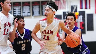 Kamehameha at Iolani  ILH Boys Basketball [upl. by Sucramad554]