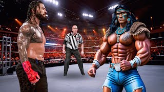 Full Match  Roman Reigns vs Thunder Hawk  Iron Man Match 2024  WWE Nov 3 2024 [upl. by Dnaltiac]