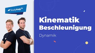 Beschleunigung berechnen  Kinematische Grundgrößen als Funktion der Zeit  StudyHelpTV [upl. by Ycnay]