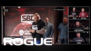 Hafthor Björnsson  Rogue Elephant Bar Deadlift  Attempt 1  2024 Arnold Strongman Classic [upl. by Adanar]