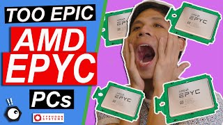 DUAL EPIC AMD EPYC Rome Workstation PCs Why would you need SO much POWER [upl. by Oilicec]