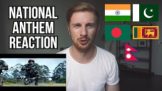 NATIONAL ANTHEM REACTION India v Pakistan v Bangladesh v Sri Lanka v Nepal [upl. by Solon]