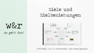 GWZ 11 Wirtschafts und Sozialpolitik  1 Zielbeziehungen [upl. by Leyes]