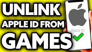 How To Unlink Apple ID from Games Very Easy [upl. by Ilohcin621]