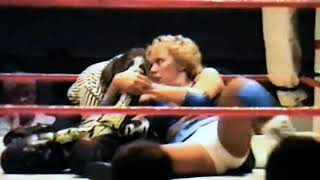 Julie Starr Vs Donna Marie  British Womens Wrestling  HD restore  1991 [upl. by Roshelle]