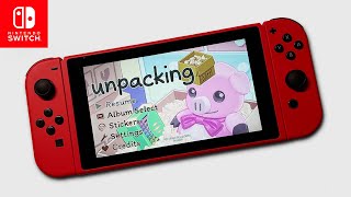 Unpacking  Nintendo Switch  handheld gameplay [upl. by Senilec553]