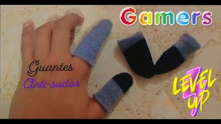 13 Como hacer guantes para dedos gamers  Finger Sleeve [upl. by Ehcrop]